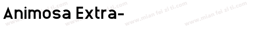 Animosa Extra字体转换